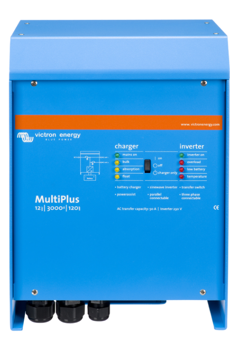 MultiPlus 12/3000/120-50 120V VE.Bus Inverter/Charger, RV Solar Parts