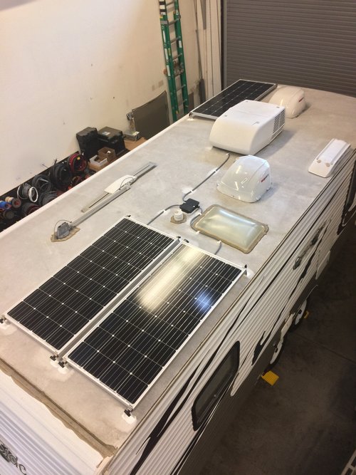 480W roof mount solar system