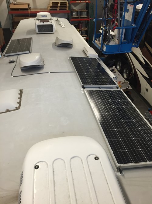 Three 160W Solar Panels