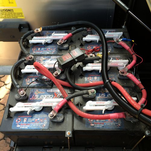 Existing batteries, soon to be replaced with Lithium
