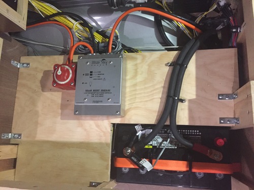 Solar Charge Controller and Batteries