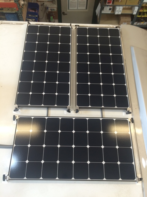 300W of solar panels