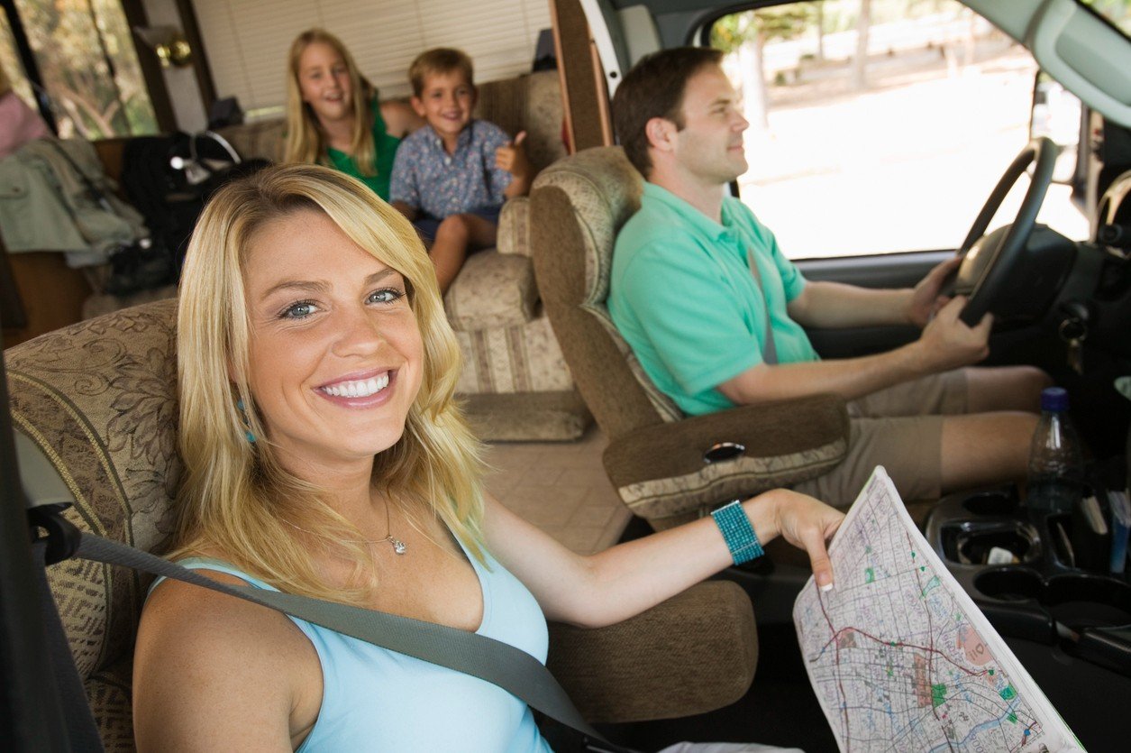 family-driving-in-an-rv